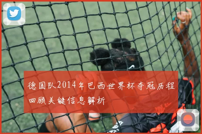 德国队2014年巴西世界杯夺冠历程回顾关键信息解析
