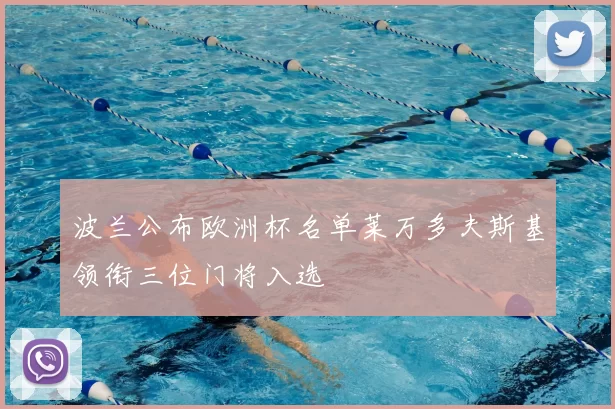 波兰公布欧洲杯名单莱万多夫斯基领衔三位门将入选